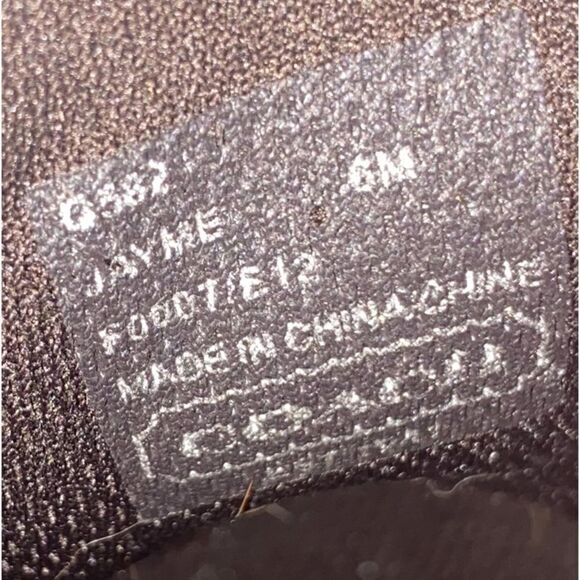 COACH JAYME Wm’s Sz 6 Brown Suede Trim Tan Signature C Fabric Sneaker Shoes - Picture 8 of 8